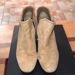Ivanka Trump Suede Ankle Booties